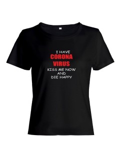 Прикольная футболка с принтом I have a corona | Смешная и оригинальная футболка