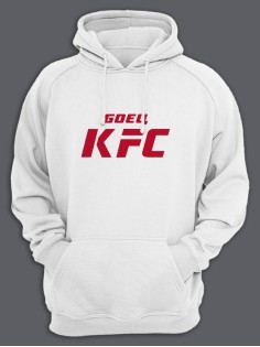 Бойцовская толстовка для тренировок и повседневной носки для бойцов ММА с принтом Боец KFC