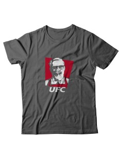 Бойцовская футболка для тренировок и повседневной носки для бойцов ММА с принтом UFC