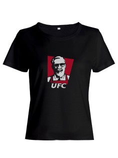 Бойцовская футболка для тренировок и повседневной носки для бойцов ММА с принтом UFC
