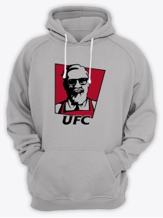 Худи мужское с принтом для бойцов UFC