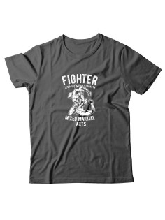 Бойцовская футболка для тренировок и повседневной носки для бойцов ММА с принтом Figher