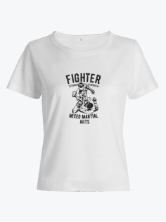 Бойцовская футболка для тренировок и повседневной носки для бойцов ММА с принтом Figher