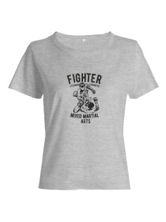 Бойцовская футболка для тренировок и повседневной носки для бойцов ММА с принтом Figher