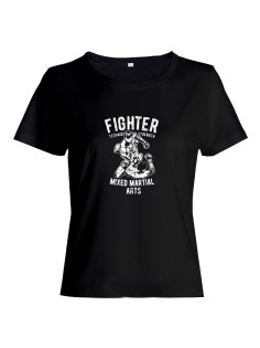 Бойцовская футболка для тренировок и повседневной носки для бойцов ММА с принтом Figher