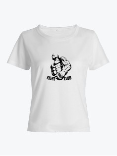 Бойцовская футболка для тренировок и повседневной носки для бойцов ММА с принтом Fight club