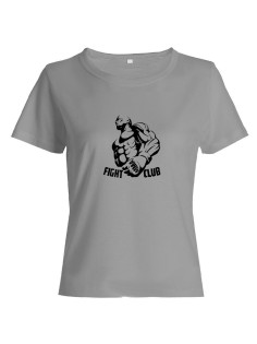 Бойцовская футболка для тренировок и повседневной носки для бойцов ММА с принтом Fight club