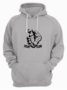 Бойцовская толстовка для тренировок и повседневной носки для бойцов ММА с принтом Fight club