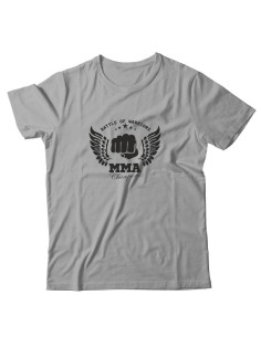 Бойцовская футболка для тренировок и повседневной носки для бойцов ММА с принтом