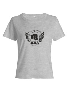 Бойцовская футболка для тренировок и повседневной носки для бойцов ММА с принтом