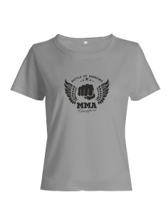 Бойцовская футболка для тренировок и повседневной носки для бойцов ММА с принтом