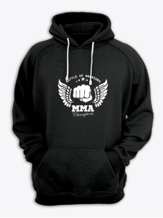 Бойцовская толстовка для тренировок и повседневной носки для бойцов ММА с принтом
