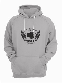 Бойцовская толстовка для тренировок и повседневной носки для бойцов ММА с принтом