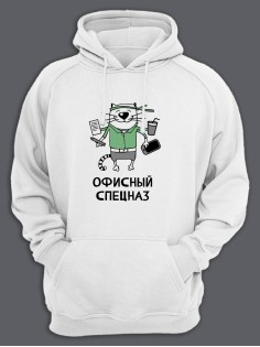 Худи мужское оверсайз с принтом Спецназ