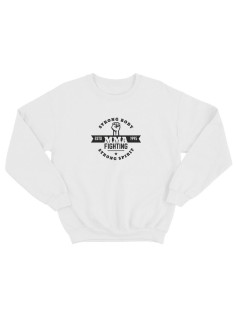 Бойцовский свитшот для тренировок и повседневной носки для бойцов ММА с принтом Strong body spirit