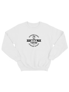 Бойцовский свитшот для тренировок и повседневной носки для бойцов ММА с принтом Strong body spirit