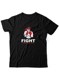 Мужская футболка для тренировок и повседневной носки для бойцов ММА с принтом Fight MMA