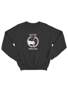 Прикольный свитшот с надписью Wash your hands | Смешной свитшот женский