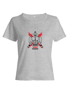 Толстовка для бойцов смешанных единоборств с принтом MMA Winner | Толстовка мужская для тренировок