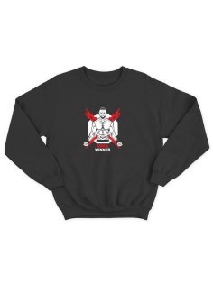 Свитшот для бойцов смешанных единоборств с принтом MMA Winner | Свитшот мужской для тренировок