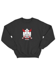 Свитшот для бойцов смешанных единоборств с принтом MMA Winner | Свитшот женский для тренировок