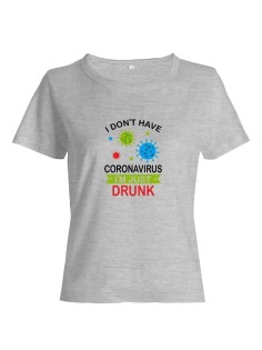 Стильные футболки для женщин с надписью Coronavirus | Футболка женская с прикольным рисунком