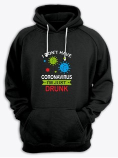 Стильные толстовки для мужчин с надписью Coronavirus | Толстовка мужская с прикольным рисунком