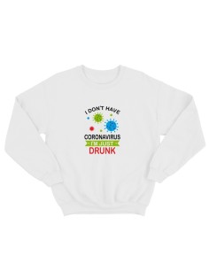 Стильные свитшоты для женщин с надписью Coronavirus | Свитшот женский с прикольным рисунком