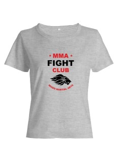 Футболка для девушки с принтом MMA club | Женская футболка для спорта и не только