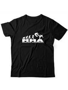 Футболка мужская хлопок с принтом Making progress | Мужская футболка для тренировок и не только