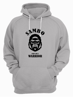 Худи мужское оверсайз с капюшоном Самбо