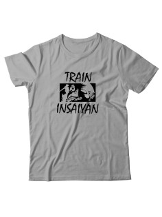 Мужская футболка для тренировок спорта и на каждый день с рисунком Train insaiyan