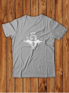 Футболка мужская с принтом Ангел | Модная и стильная футболка