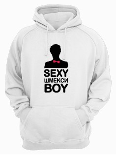 Худи мужское оверсайз с принтом