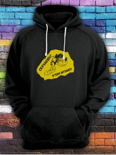 Худи мужское оверсайз с принтом