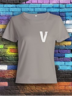 Женская футболка с буквой Z / Футболка с принтом Z для женщин