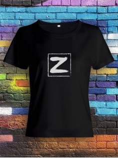 Футболка с буквой Z / Футболка с принтом Z
