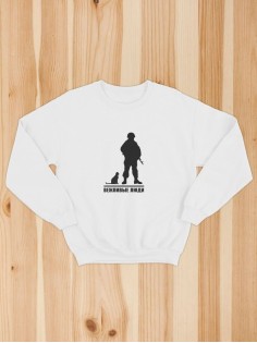 Свитшот с буквой Z Вежливые люди / Толстовка без капюшона с принтом Z