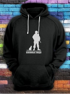 Худи с буквой Z Вежливые люди / Толстовка с капюшоном с принтом Z