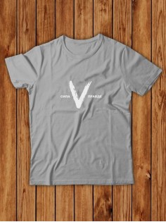 Футболка с буквой Z Сила в правде / Футболка с принтом Z