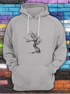 Толстовка женская капюшон и яркий принт