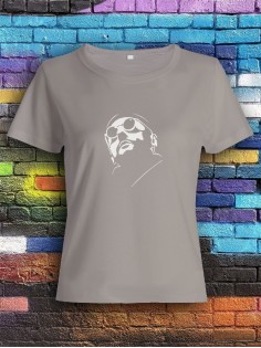 Футболка женская с рисунком Леон | Модная, прикольная и стильная футболка