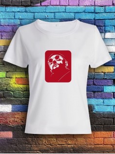 Футболка женская с рисунком Леон | Модная, прикольная и стильная футболка