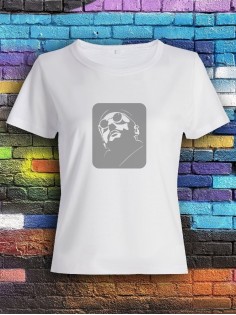 Футболка женская с рисунком Леон | Модная, прикольная и стильная футболка