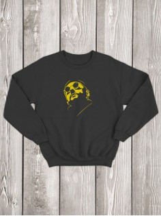 Свитшот женский с принтом Леон | Модная и стильная толстовка без капюшона