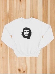 Свитшот женский с принтом Че | Модная и стильная толстовка без капюшона