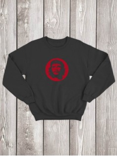 Свитшот женский с принтом Че | Модная и стильная толстовка без капюшона