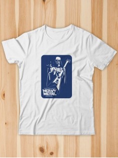 Футболка мужская с рисунком Хэви Металл | Модная, прикольная и стильная футболка
