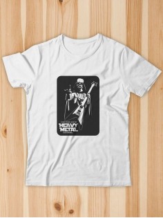 Футболка мужская с рисунком Хэви Металл | Модная, прикольная и стильная футболка