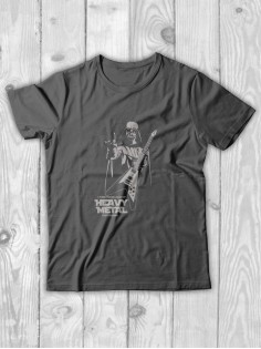 Футболка мужская с рисунком Хэви Металл | Модная, прикольная и стильная футболка